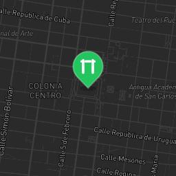 Map showing where Mexico City - Outdoor Exercise Park - Camarones is