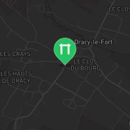 Map showing where Parcours Sportif Dracy Le Fort is