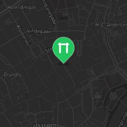 Map showing where Outdoor Gym in Odense is