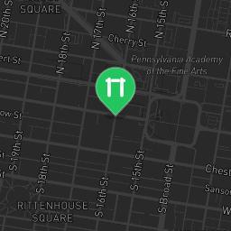 Map showing where Philadelphia - Outdoor Pull Up Bars - West River Drive is