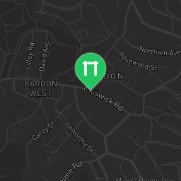 Map showing where Bodyweight Gym Bowman Park - Bardon is