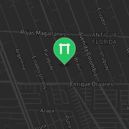 Map showing where Barras Esq Rojas Magallanes / Tobalaba is