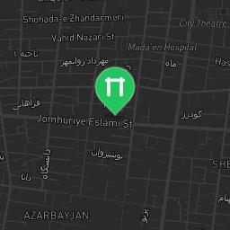Map showing where Outdoor fitness - Tehran - Calisthenics workout is