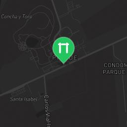 Map showing where Outdoor fitness - Pirque - Calisthenics workout is