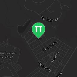 Map showing where Outdoor exercise equipment at Conolly Park is