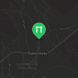 Map showing where Outdoor Gym Sebechleby is