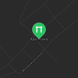 Map showing where Novosibirsk - Aire de Fitness - Улица Крылова is