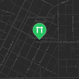 Map showing where Fitness Court Chambers Community Empowerment Center - Exercise Stations is
