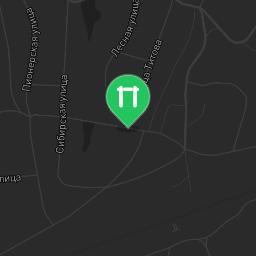 Map showing where Outdoor fitness - Sosnovsky - Calisthenics workout is
