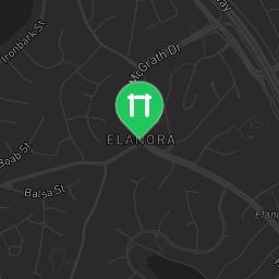 Map showing where Elanora High School Outdoor Gym is