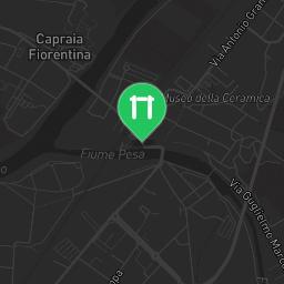 Map showing where Exercise Equipments Montelupo Fiorentino is