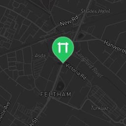 Map showing where Bedfont - Calisthenics Equipment - Bedfont Sports Club is