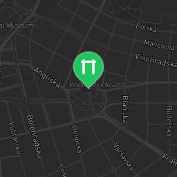 Map showing where Prague - Outdoor fitness gym - Rajská Zahrada is