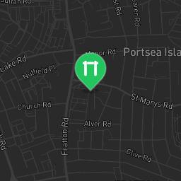 Map showing where Portsmouth - Outdoor Gym - Mountbatten Centre is