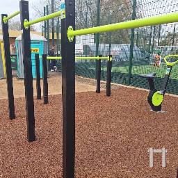 Map showing where Barnard Park Exercise Equipment is