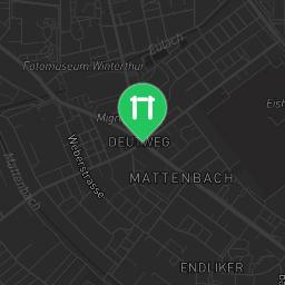 Map showing where Winterthur - Street Workout Park - Stadion Deutweg is