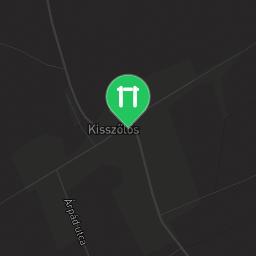 Map showing where Outdoor Gym Kisszőlős is