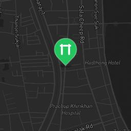 Map showing where Outdoor fitness training - Mueang Prachuap Khiri Khan - Calisthenics workout is