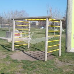 Map showing where Outdoor gym - Rome - Calisthenics workout is