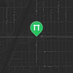 Map showing where Fitness Court Franson park - Calisthenics Park Riverdale Park District, IL is