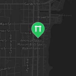 Map showing where Titusville - Outdoor Fitness Trail - Sand Point Park is