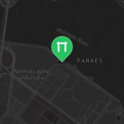Map showing where North Canberra - Fitness Trail - JG Crawford Building is