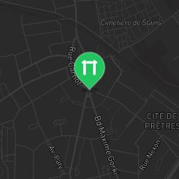 Map showing where Saint-Denis - Calisthenics Equipment - Rue Salvador Allende is