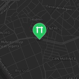 Map showing where Santa Coloma de Gramenet - Calisthenics equipment - Parc de Can Zam is