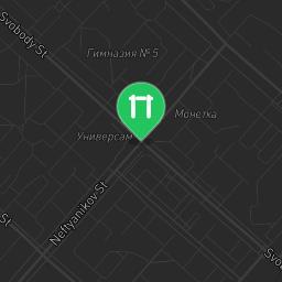 Map showing where Megion - Street Workout Park - Ул Заречная is