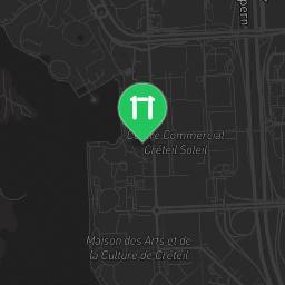 Map showing where Sucy-en-Brie - Calisthenics Park - Parc Municipal Des Sports is