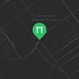 Map showing where Borzinskoe - Outdoor Gym - 674600 is