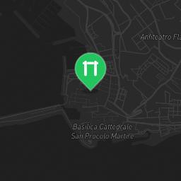 Map showing where Public gym park - Pozzuoli - Calisthenics workout is