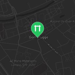 Map showing where Ghent - Outdoor Gym - Speeltuin Jan Rijmstraat is