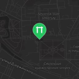 Map showing where Smolensk - Calisthenics Gym - Курган Бессмертия is