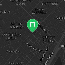 Map showing where Viladecans - Outdoor Gym - Platja de la Murtra is