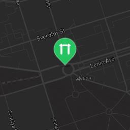 Map showing where Oktyabrsky - Street Workout Park - Фрегат is