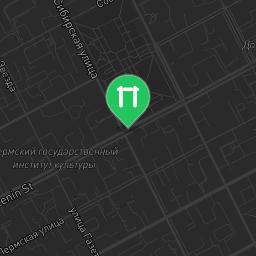 Map showing where Perm - Street Workout Park - Детская Поликлиника is
