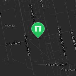 Map showing where Ramenskoe - Street Workout Park - Улица Красный Октябрь is