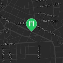 Map showing where Bodyweight training - Três Passos - Calisthenics workout is