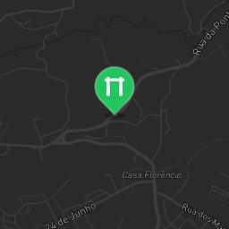 Map showing where Guimarães - Outdoor Fitness Park - Rua Ferreira de Castro is