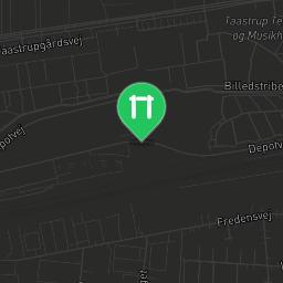 Map showing where Oudoor Fitness Taastrup is