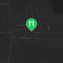 Map showing where Sinemorets Outdoor Fitness Park is