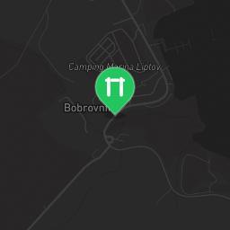 Map showing where Outdoor Gym Bobrovník is