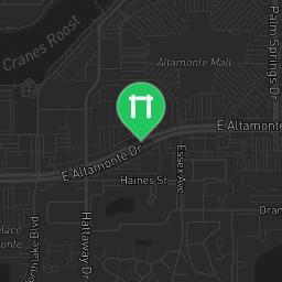 Map showing where Outdoor Fitness Seminole Wekiva Trail is