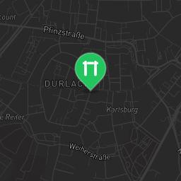 Map showing where Karlsruhe Durlach - Fitness Trail - Töpferweg, is