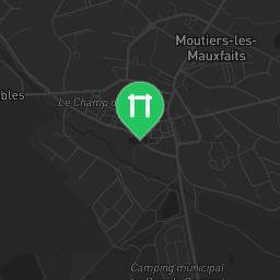 Map showing where Outdoor gym - Moutiers-les-Mauxfaits - Calisthenics workout is