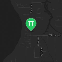 Map showing where Fitness Court Prien Lake Park - Calisthenics Park Calcasieu Parish, LA is