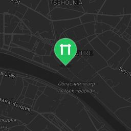 Map showing where Bodyweight workout - Uzhhorod - Calisthenics workout is