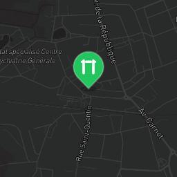 Map showing where Chartres - Street Workout Park - Kenguru.PRO is