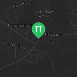 Map showing where Calisthenics Station Hagenbüchach is